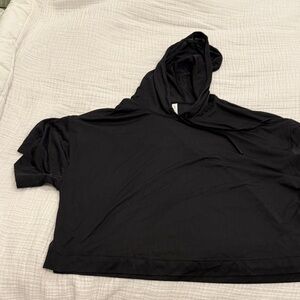 Sheer cropped coverup Women's Top